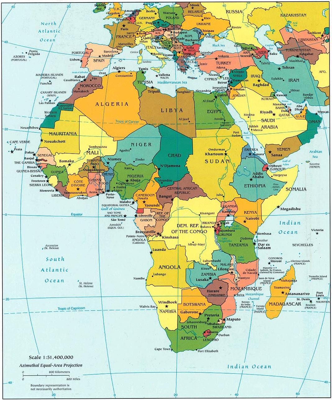 Kart Qətərin Afrika 