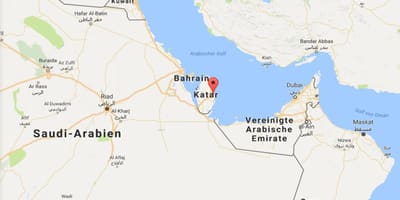 Kart Doha, Qətər dünya xəritəsində